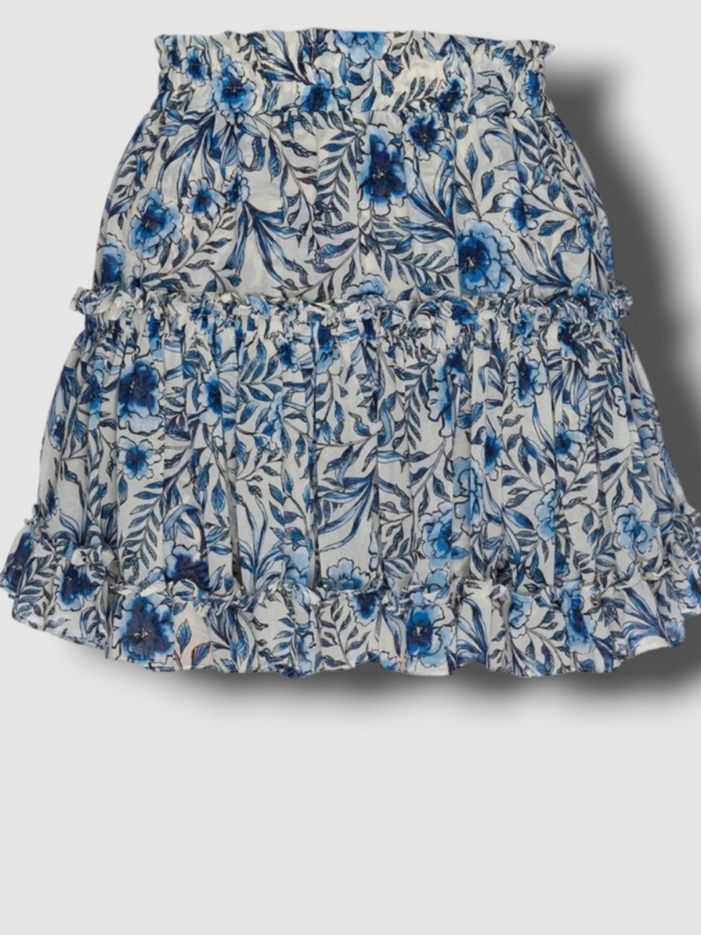 Misa Blue and White Mini skirt, sold out